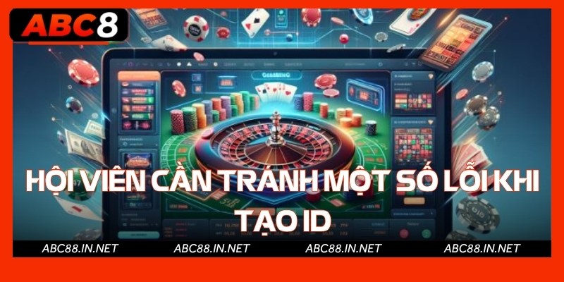 Hội viên cần tránh một số lỗi khi tạo ID